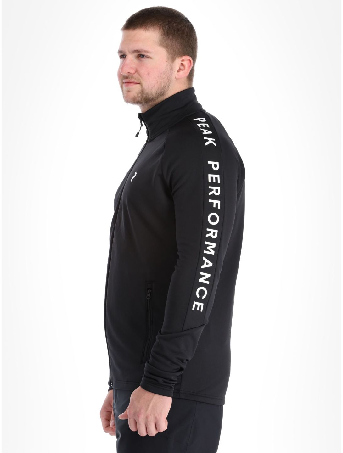 Peak Performance, M Rider Mid Zip gilet uomo Black-Black nero 