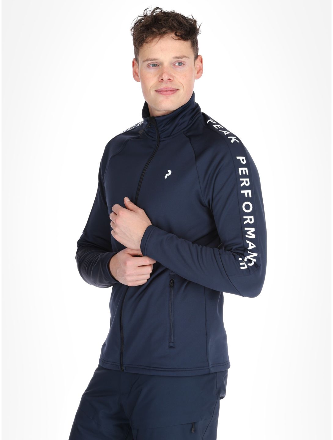 Peak Performance, M Rider Zip gilet uomo Blue Shadow blu 