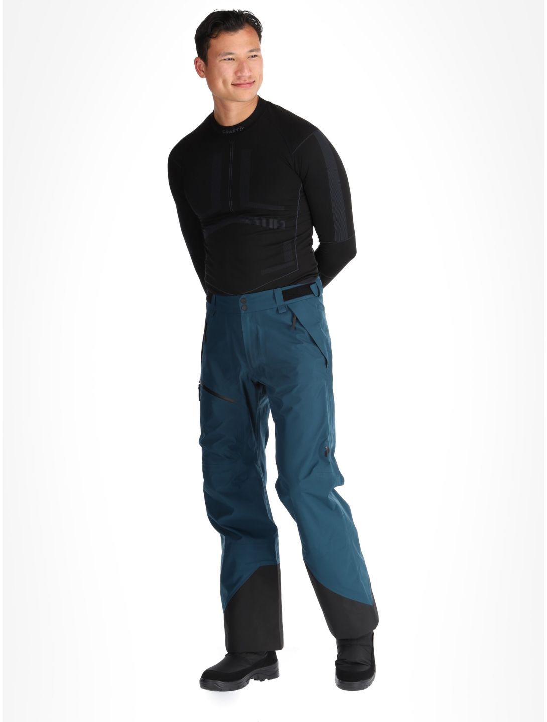 Peak Performance, M Vertical Gore-Tex 3L pantaloni da sci senza imbottitura uomo Infinity Teel blu 