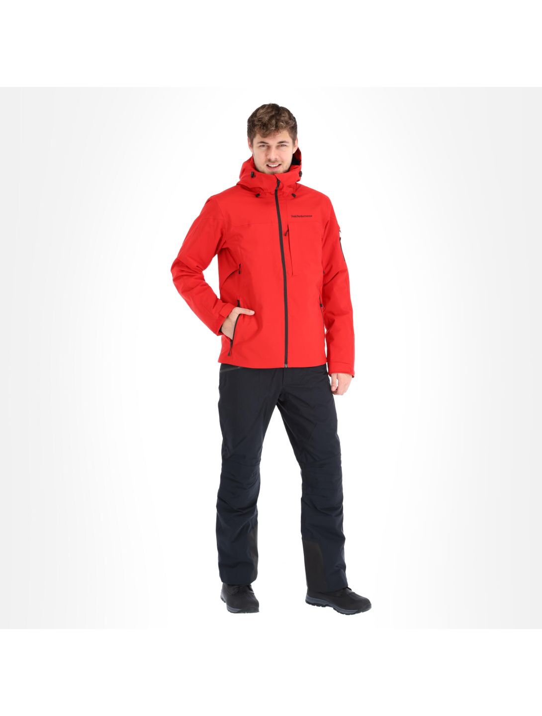 Peak Performance, Maroon giacca sci slim fit uomo alpine rosso