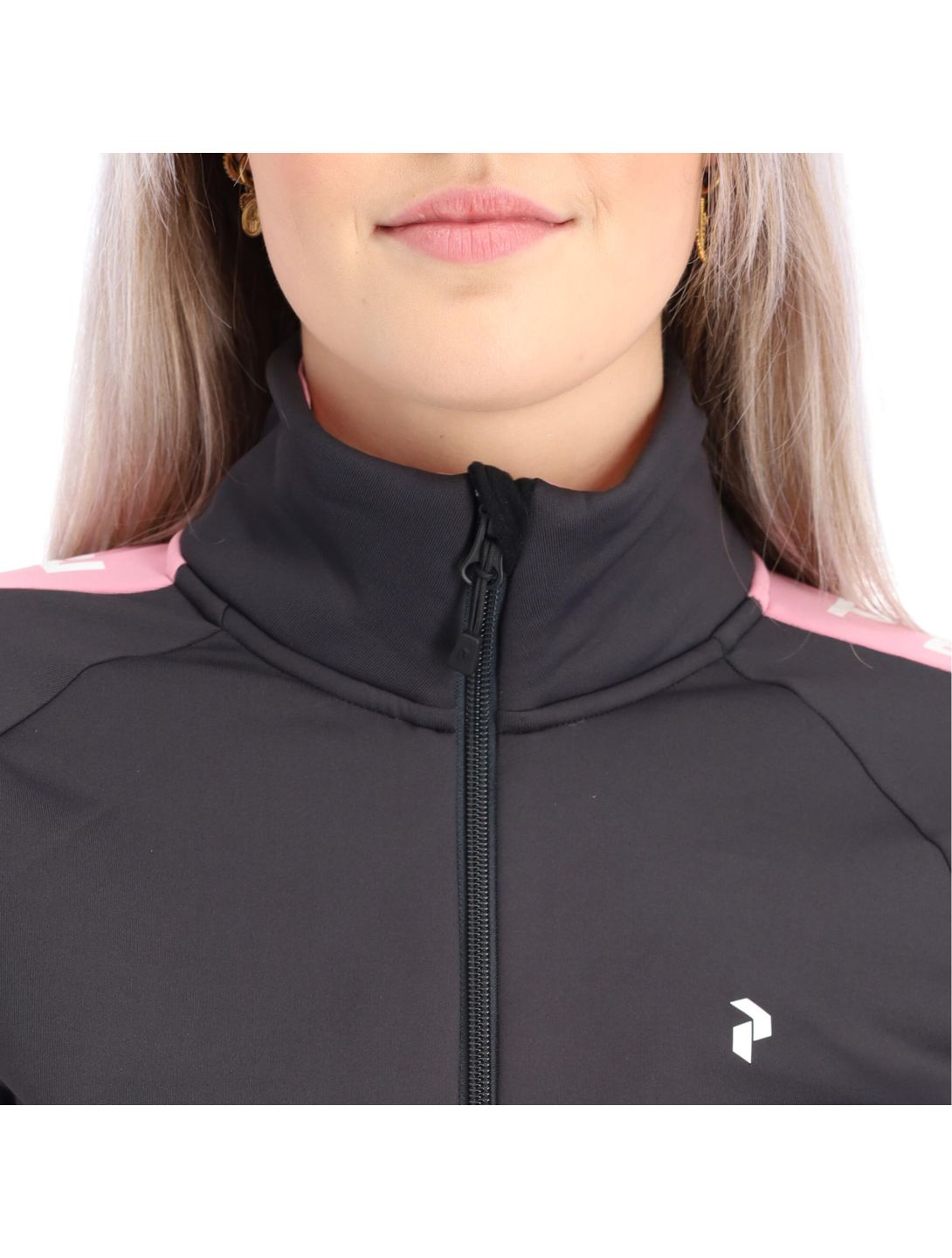 Peak Performance, Rider Zip gilet donna iron cast nero 