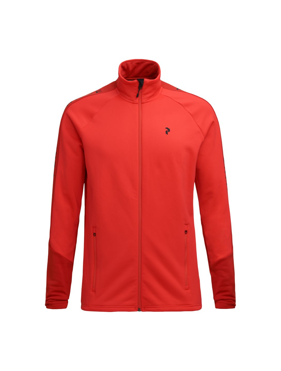 Peak Performance, Rider Zip gilet uomo polar rosso 