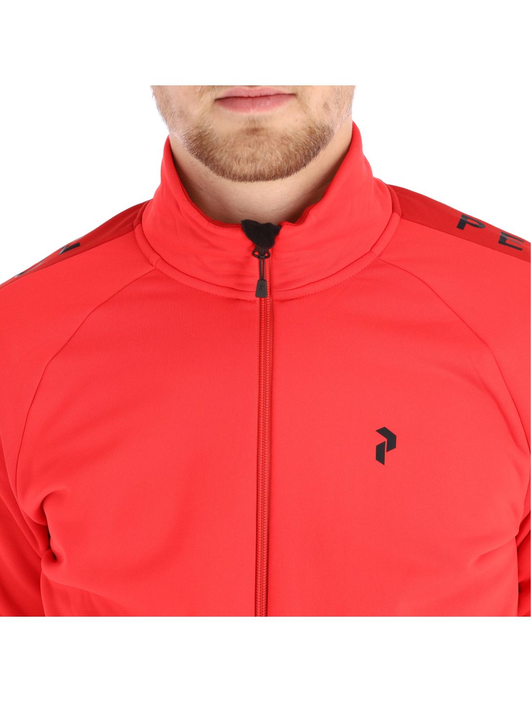 Peak Performance, Rider Zip gilet uomo polar rosso 