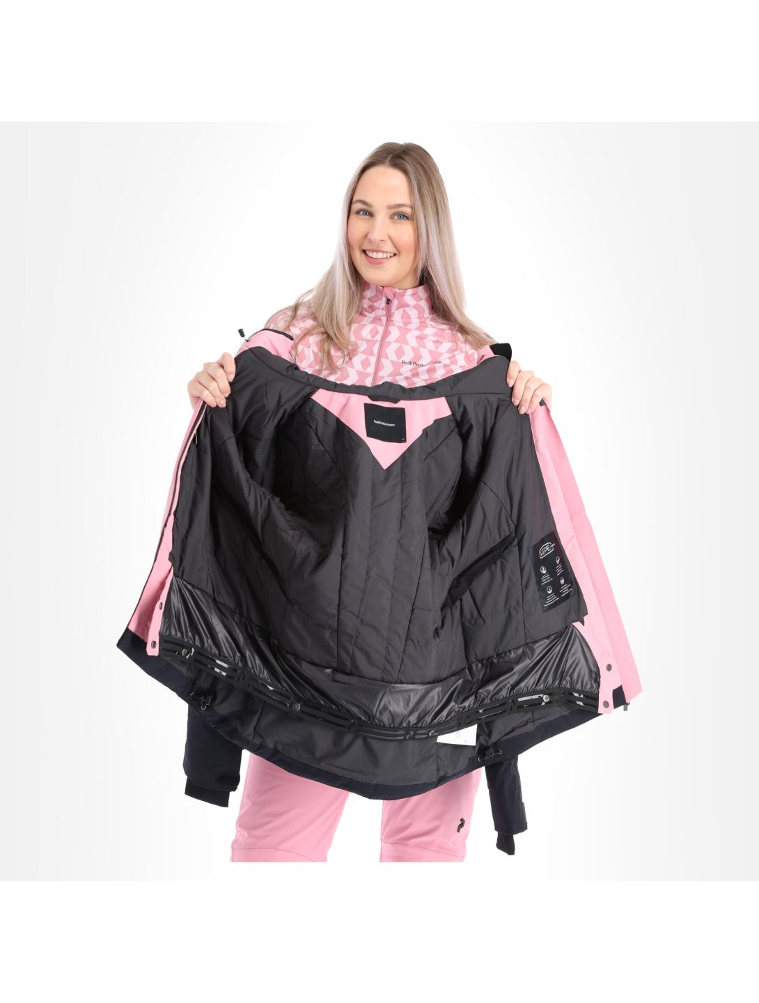 Peak Performance, Scoot giacca sci slim fit donna frosty rosa