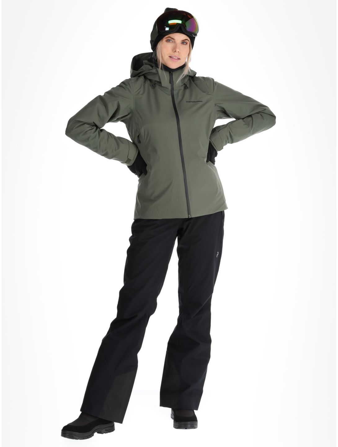 Peak Performance, W Anima giacca sci donna Pine Needle verde 