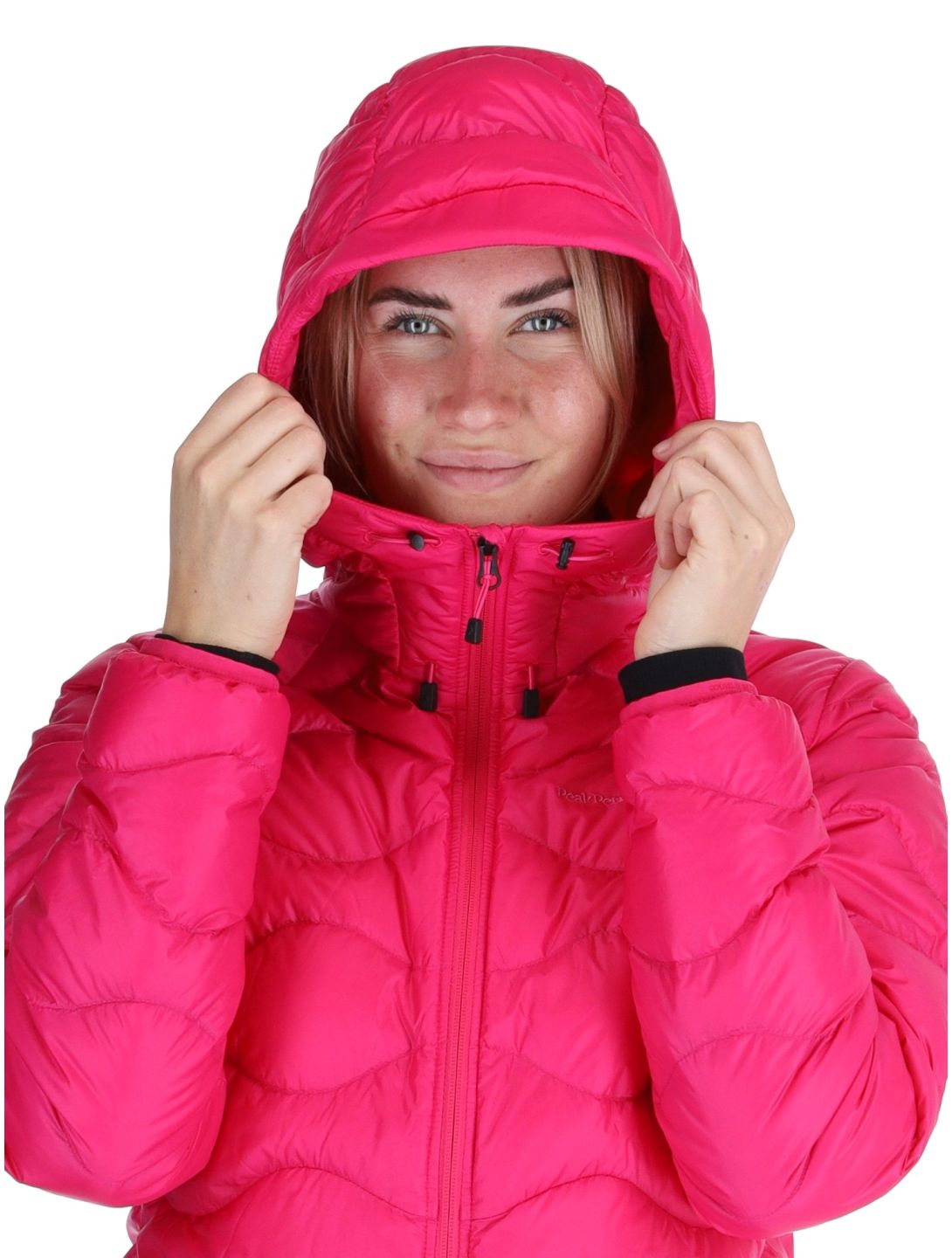 Peak Performance, W Helium Down Hood piumino donna Beetroot Purple viola 