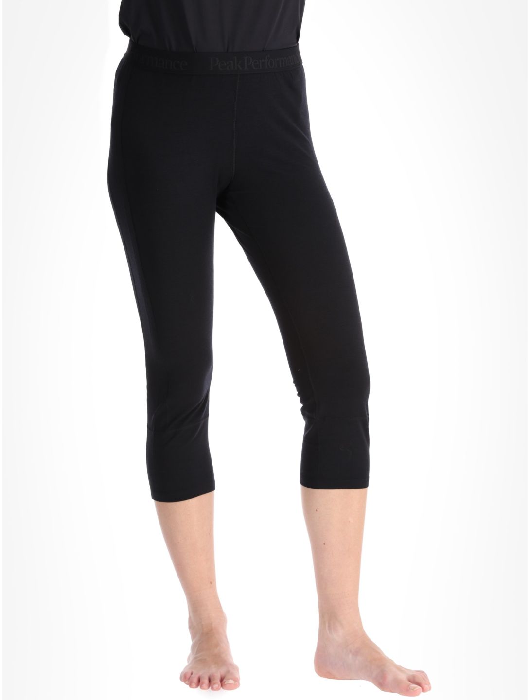 Peak Performance, W Magic Short John pantaloni termici donna Black / Black nero 