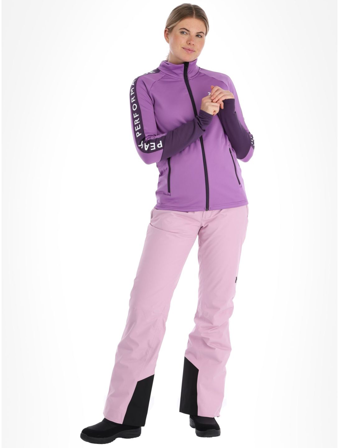 Peak Performance, W Rider Mid Zip gilet donna Action Lilac Indigo viola 