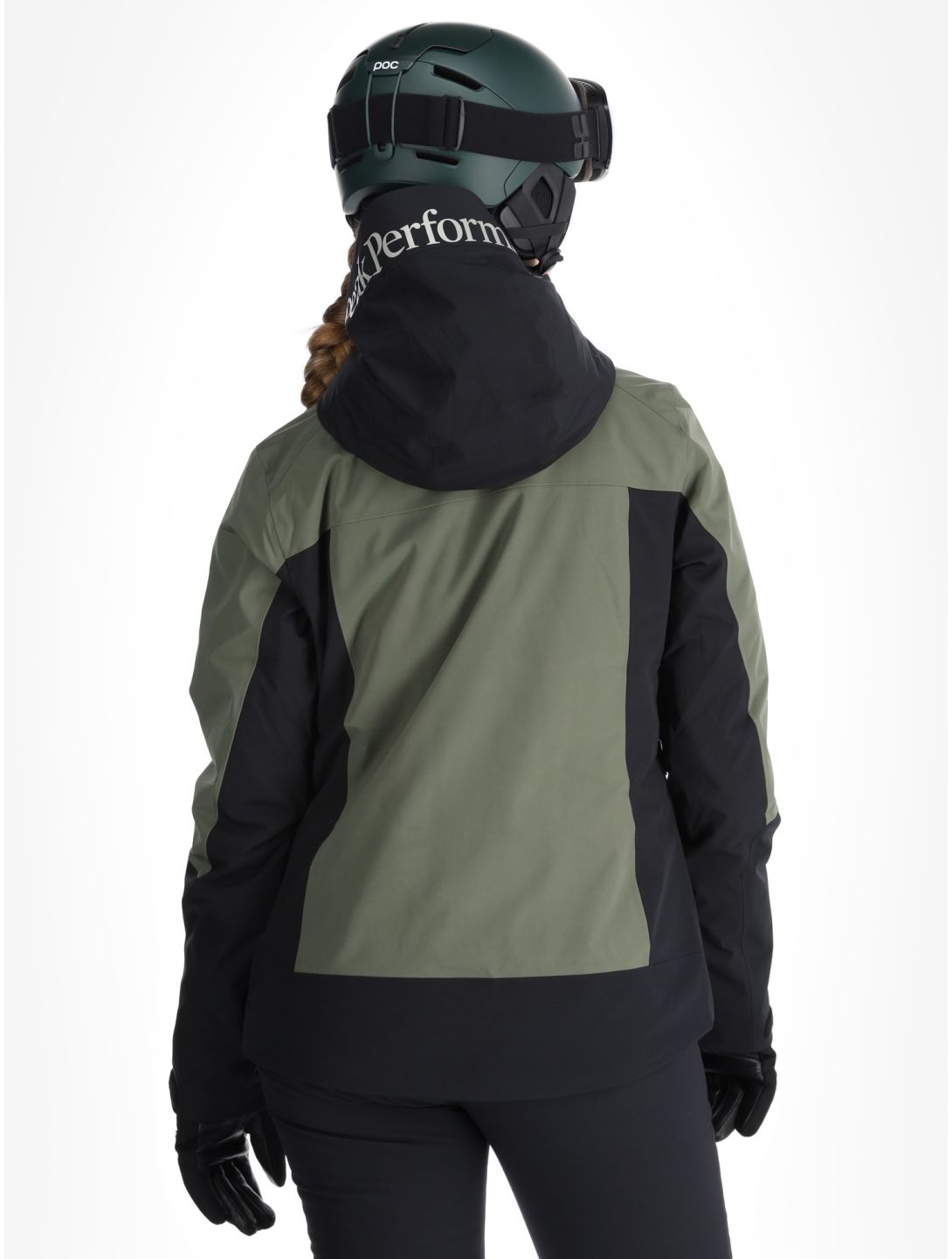 Peak Performance, W Rider Tech 2L giacca sci donna Pine Needle / Black nero, verde 