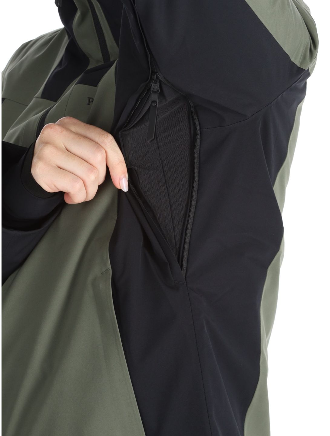 Peak Performance, W Rider Tech 2L giacca sci donna Pine Needle / Black nero, verde 