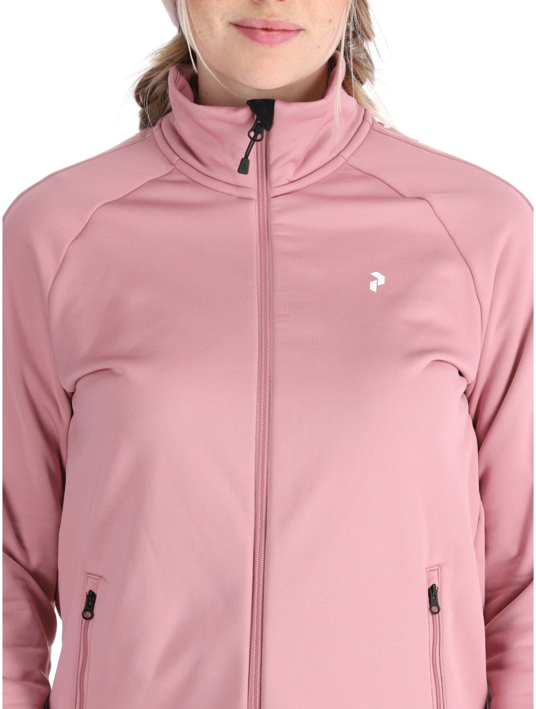 Peak Performance, W Rider Zip gilet donna Bitter Root rosa 