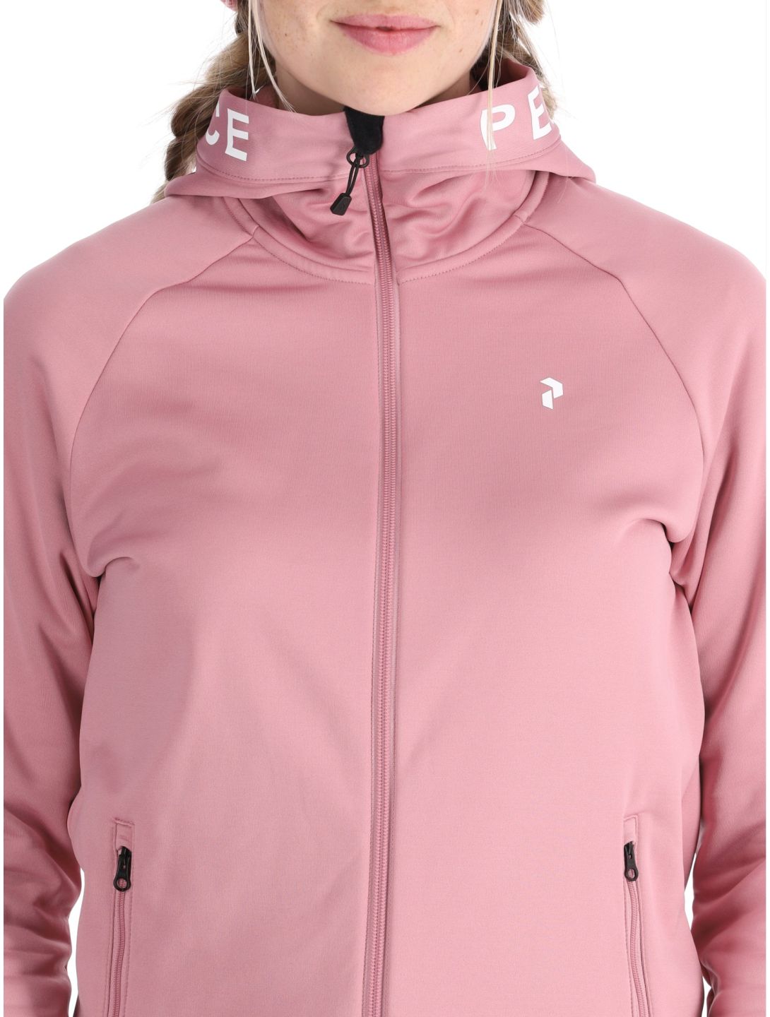 Peak Performance, W Rider Zip gilet donna Bitter Root rosa 