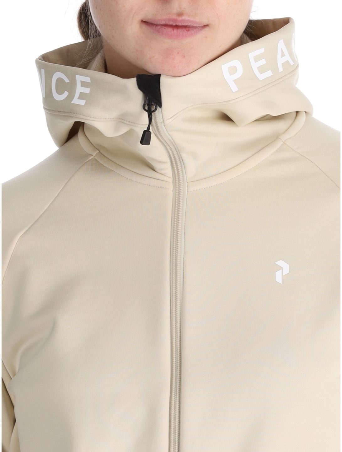 Peak Performance, W Rider Zip Hood gilet donna Sand Fog beige 