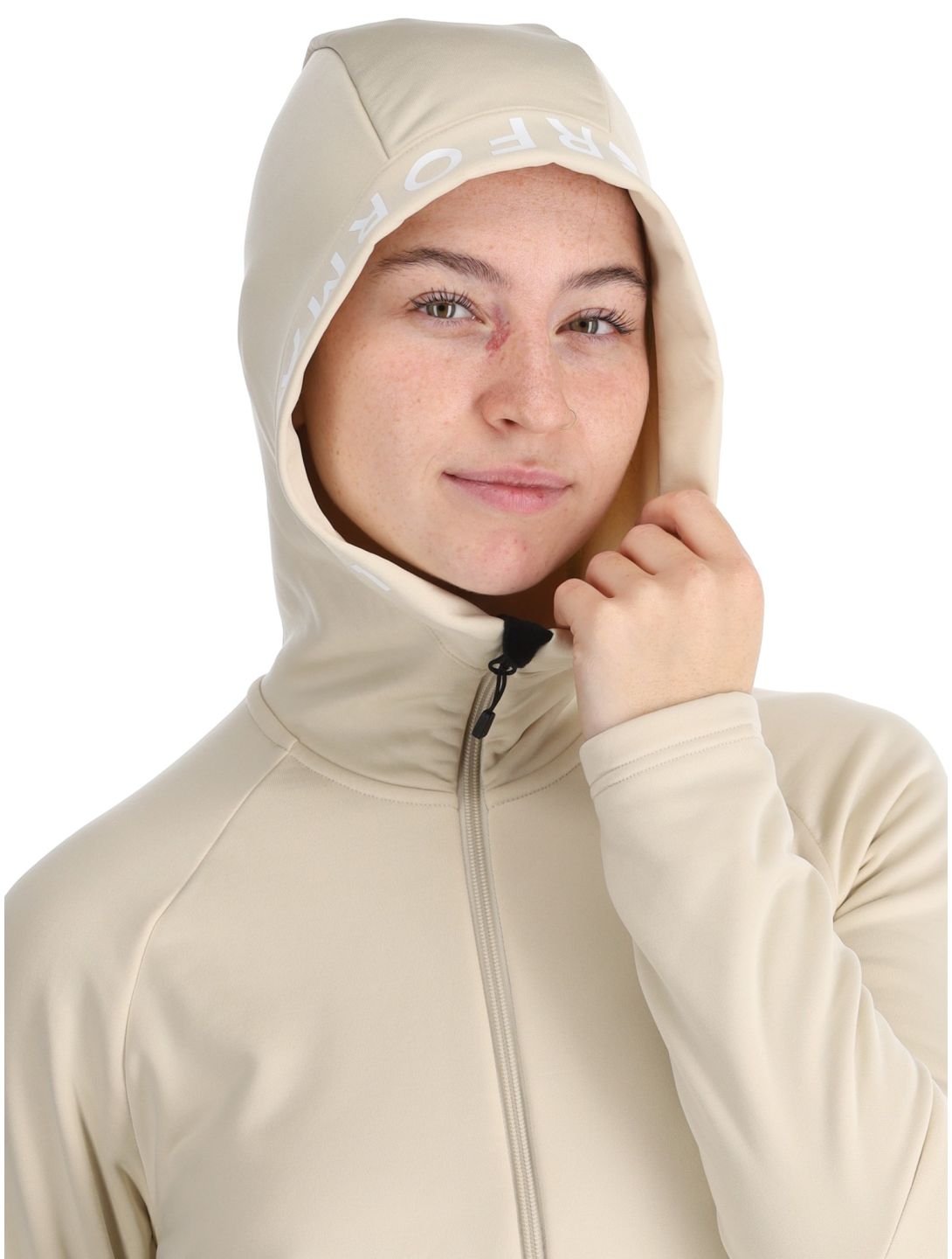 Peak Performance, W Rider Zip Hood gilet donna Sand Fog beige 