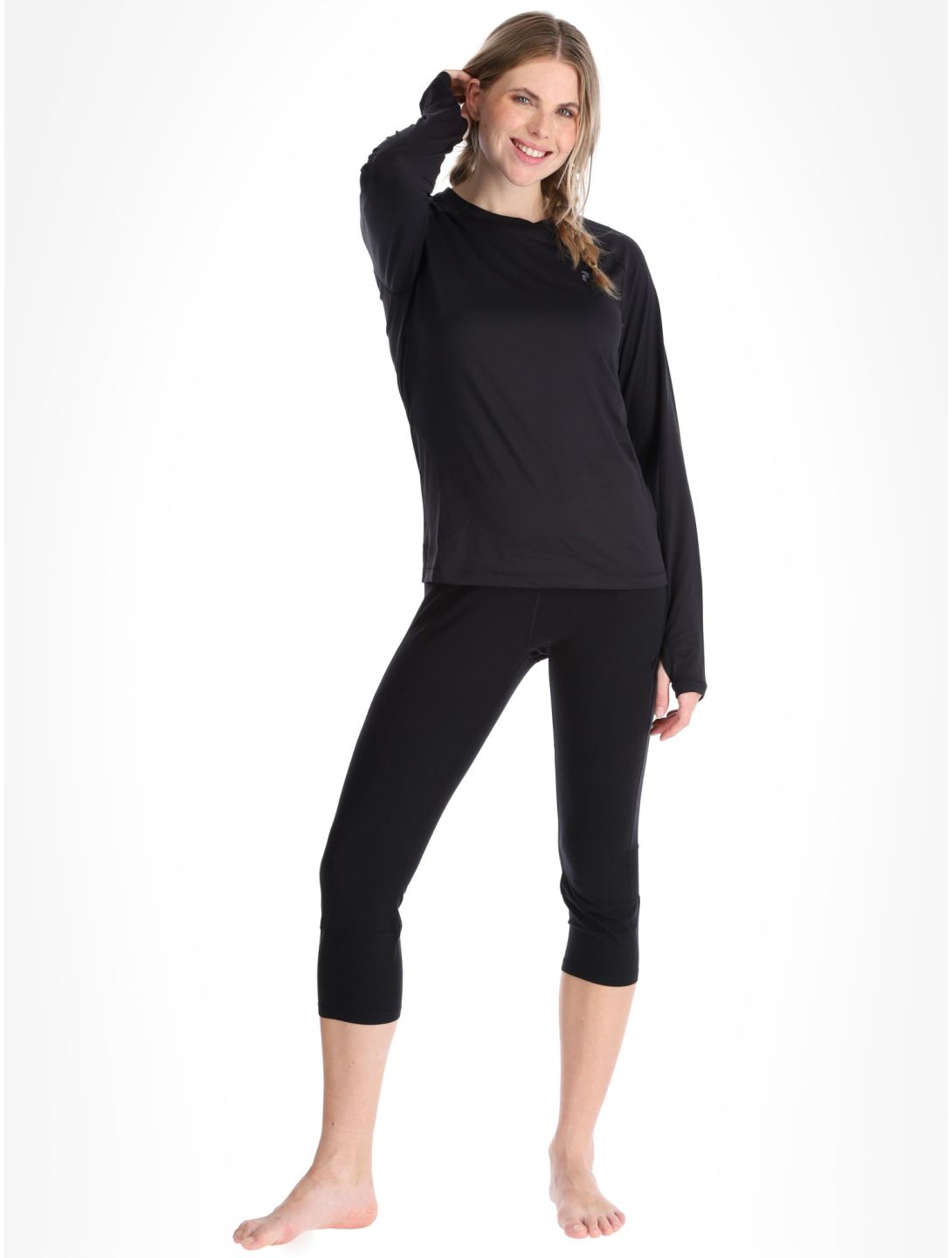 Peak Performance, W Spirit maglia termica donna Black nero 