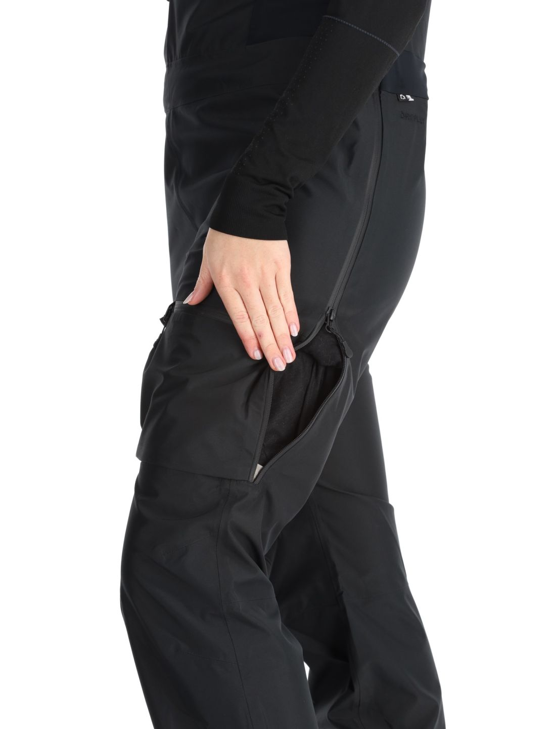 Picture, Aeron 3L pantaloni da sci senza imbottitura donna Black nero 