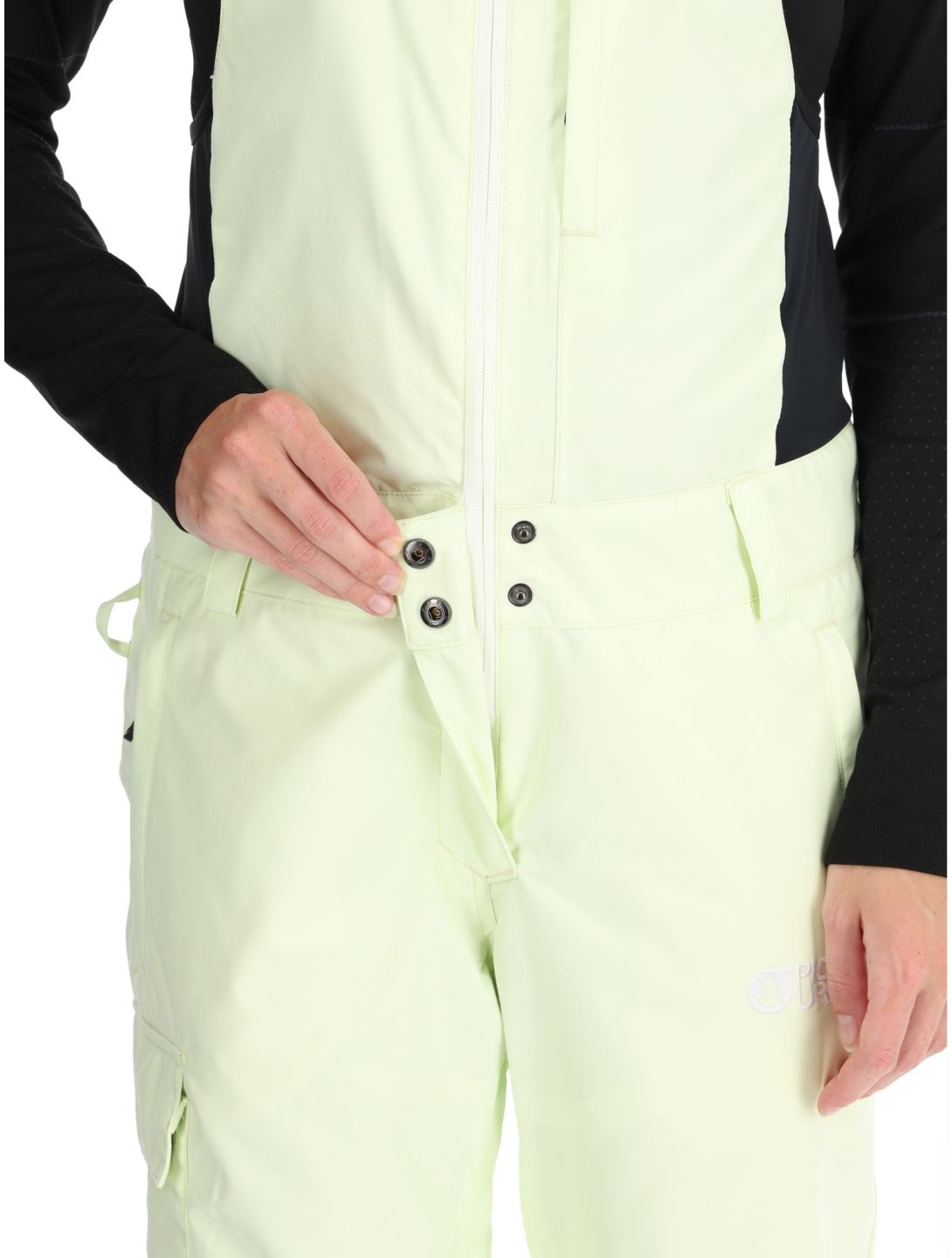 Picture, Brita pantaloni da sci BIBBIB donna Lime Cream verde 