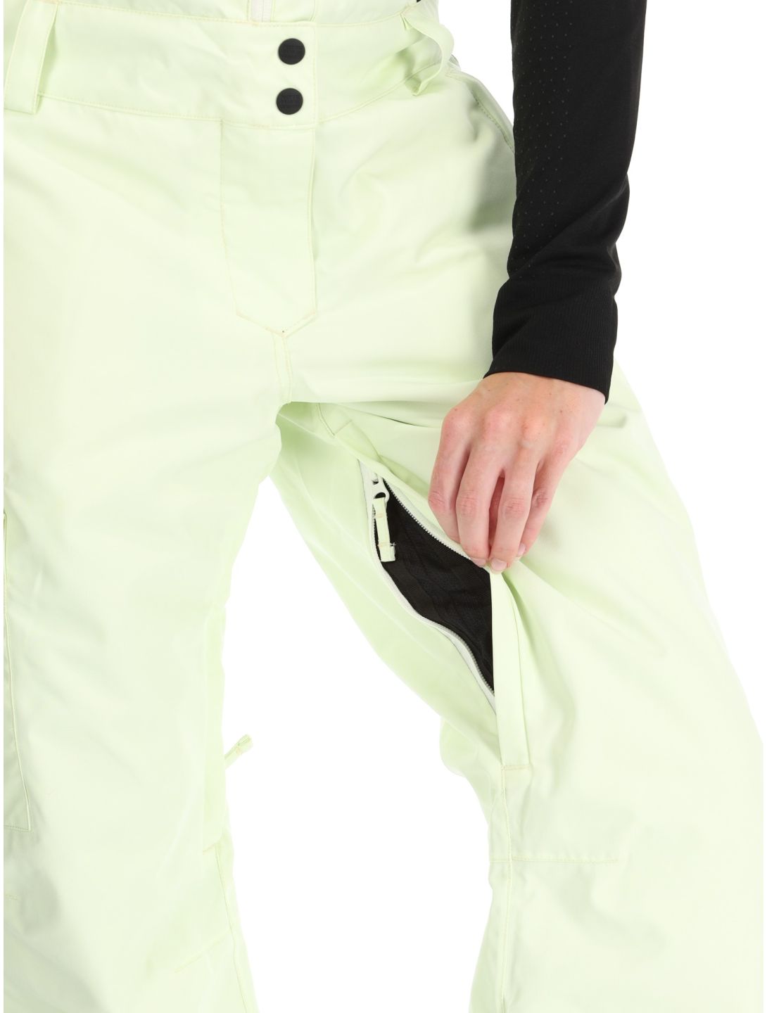 Picture, Brita pantaloni da sci BIBBIB donna Lime Cream verde 