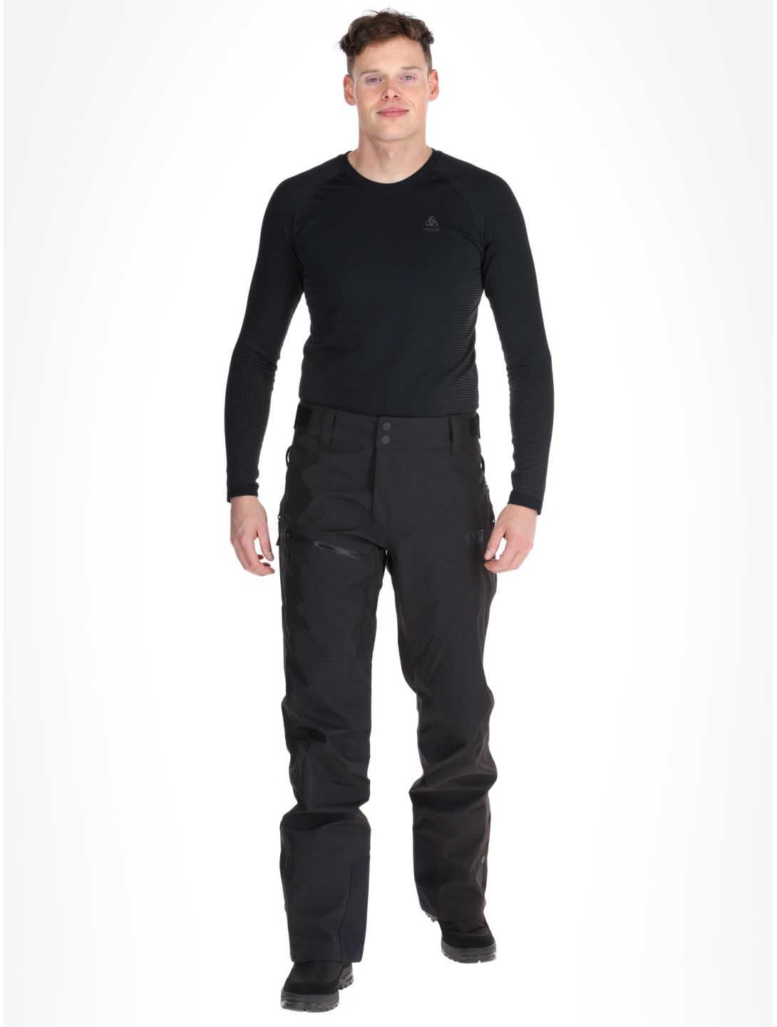 Picture, Eron 3L pantaloni da sci senza imbottitura uomo Black nero 