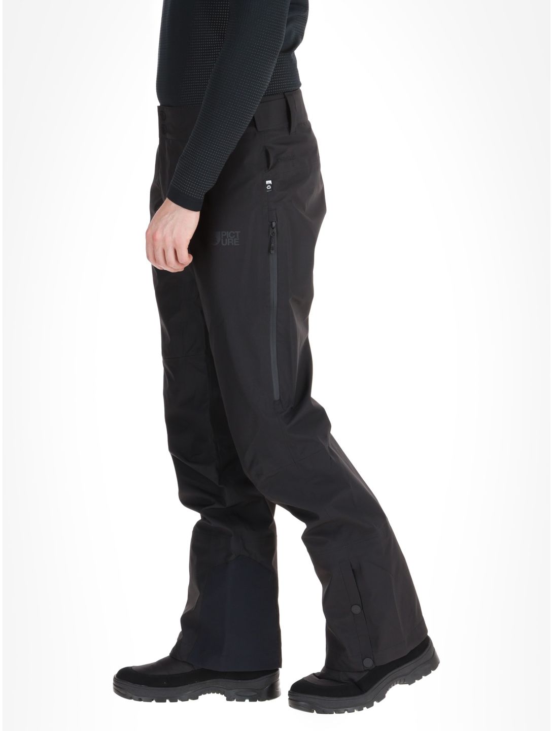 Picture, Eron 3L pantaloni da sci senza imbottitura uomo Black nero 