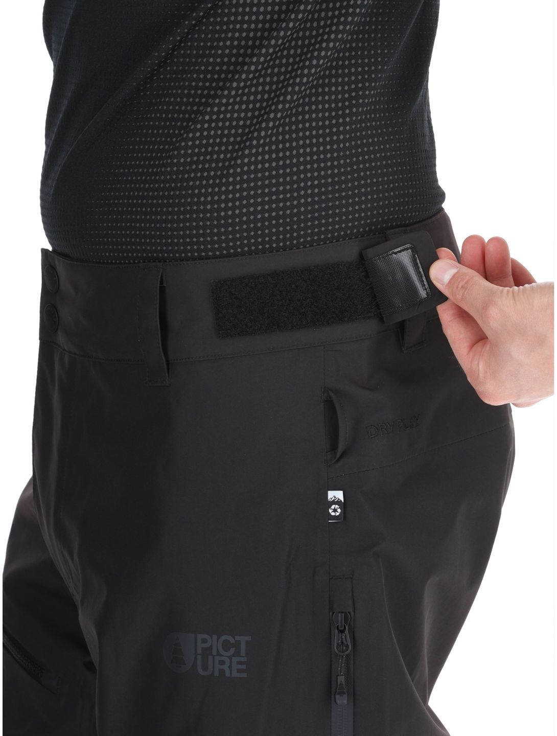 Picture, Eron 3L pantaloni da sci senza imbottitura uomo Black nero 