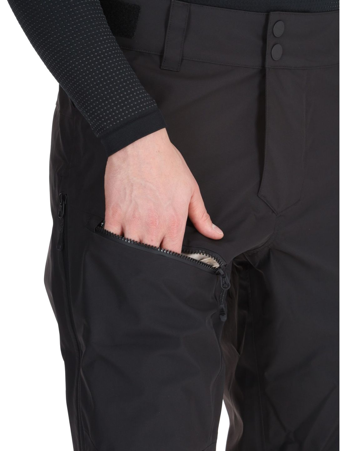 Picture, Eron 3L pantaloni da sci senza imbottitura uomo Black nero 