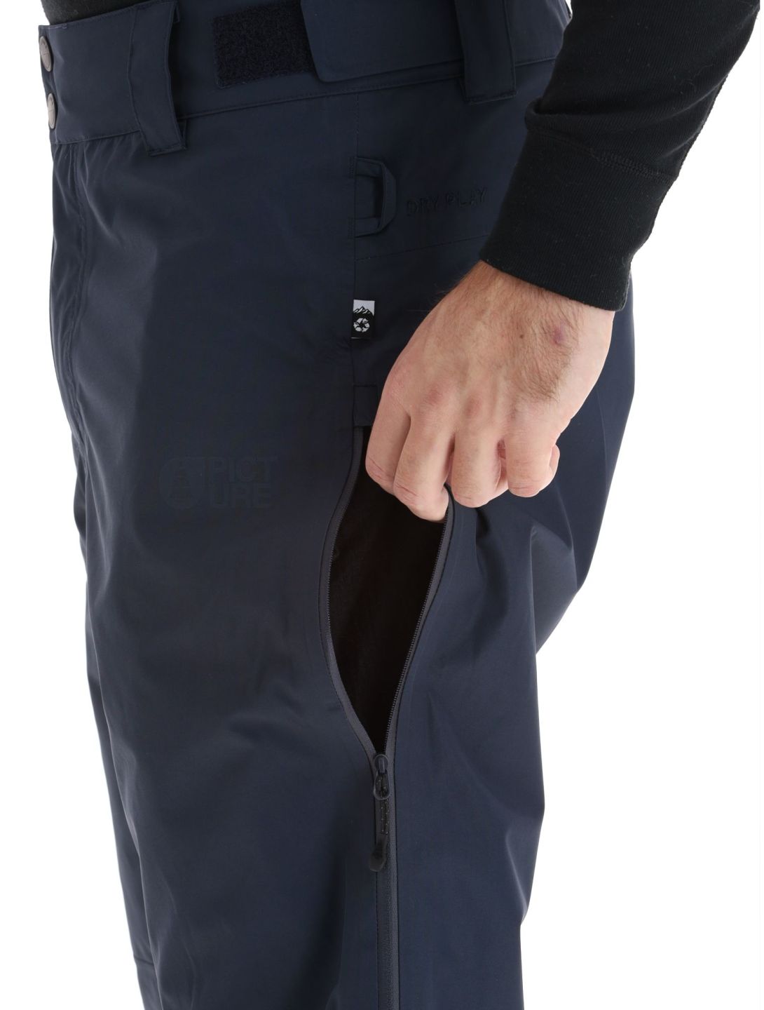 Picture, Eron 3L pantaloni da sci senza imbottitura uomo Dark Blue blu 