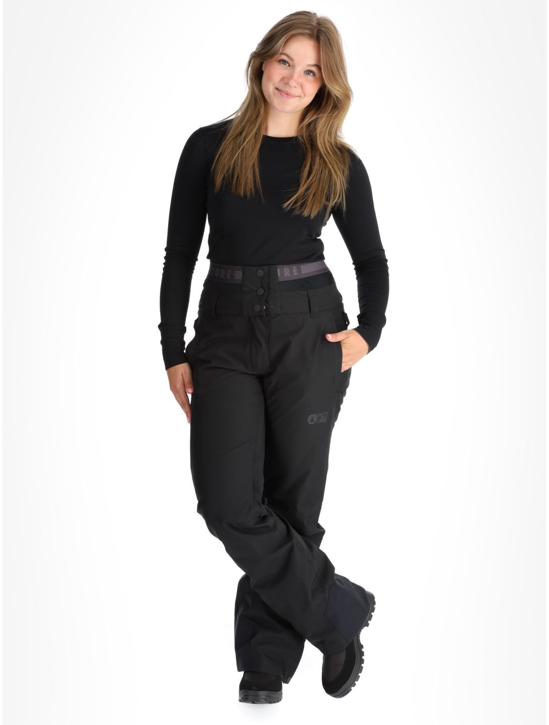 Picture, Exa pantaloni da sci donna Black nero 