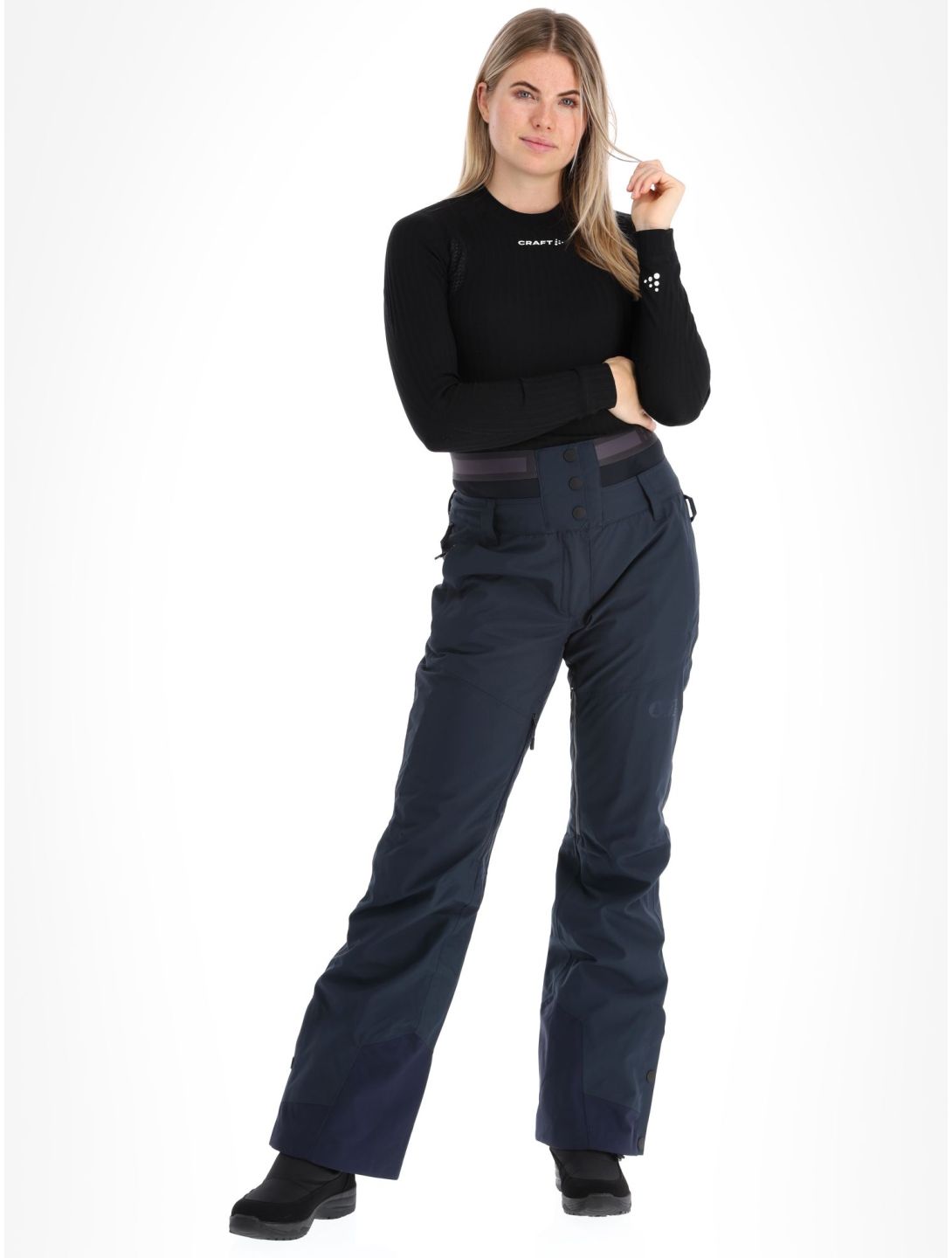 Picture, Exa pantaloni da sci donna Dark Blue blu 