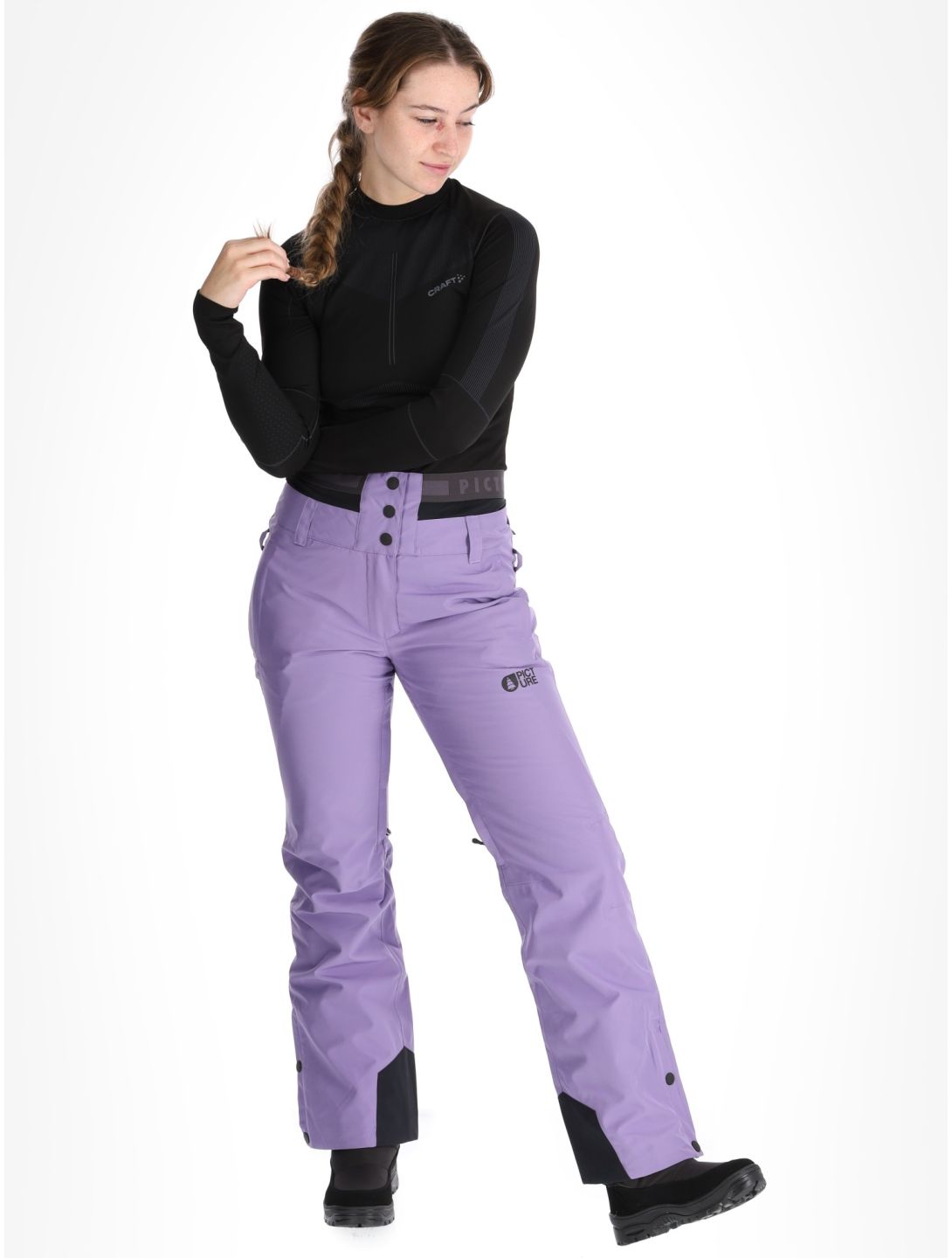 Picture, Exa pantaloni da sci donna Paisley Purple viola 