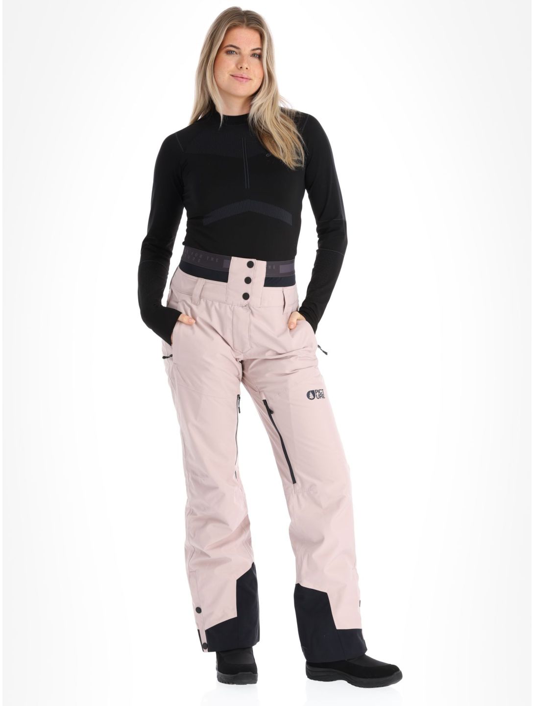 Picture, Exa pantaloni da sci donna Shadow Gray grigio 