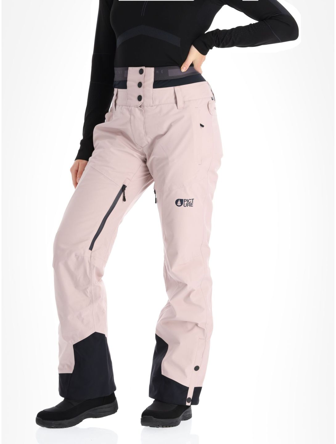 Picture, Exa pantaloni da sci donna Shadow Gray grigio 