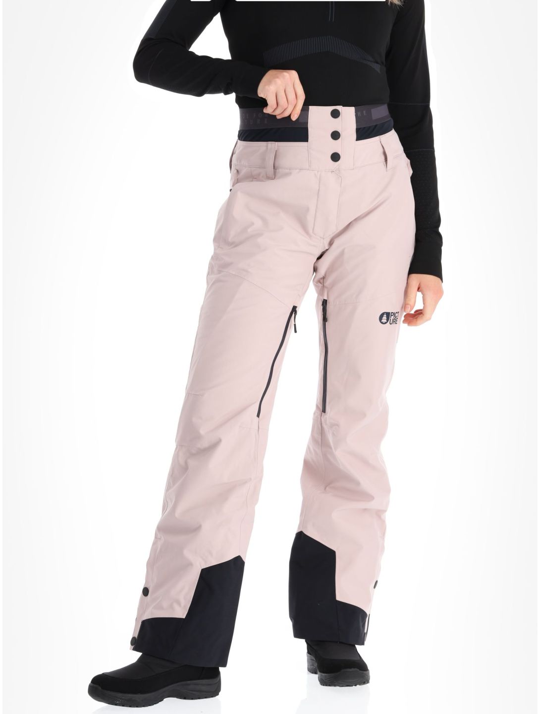 Picture, Exa pantaloni da sci donna Shadow Gray grigio 