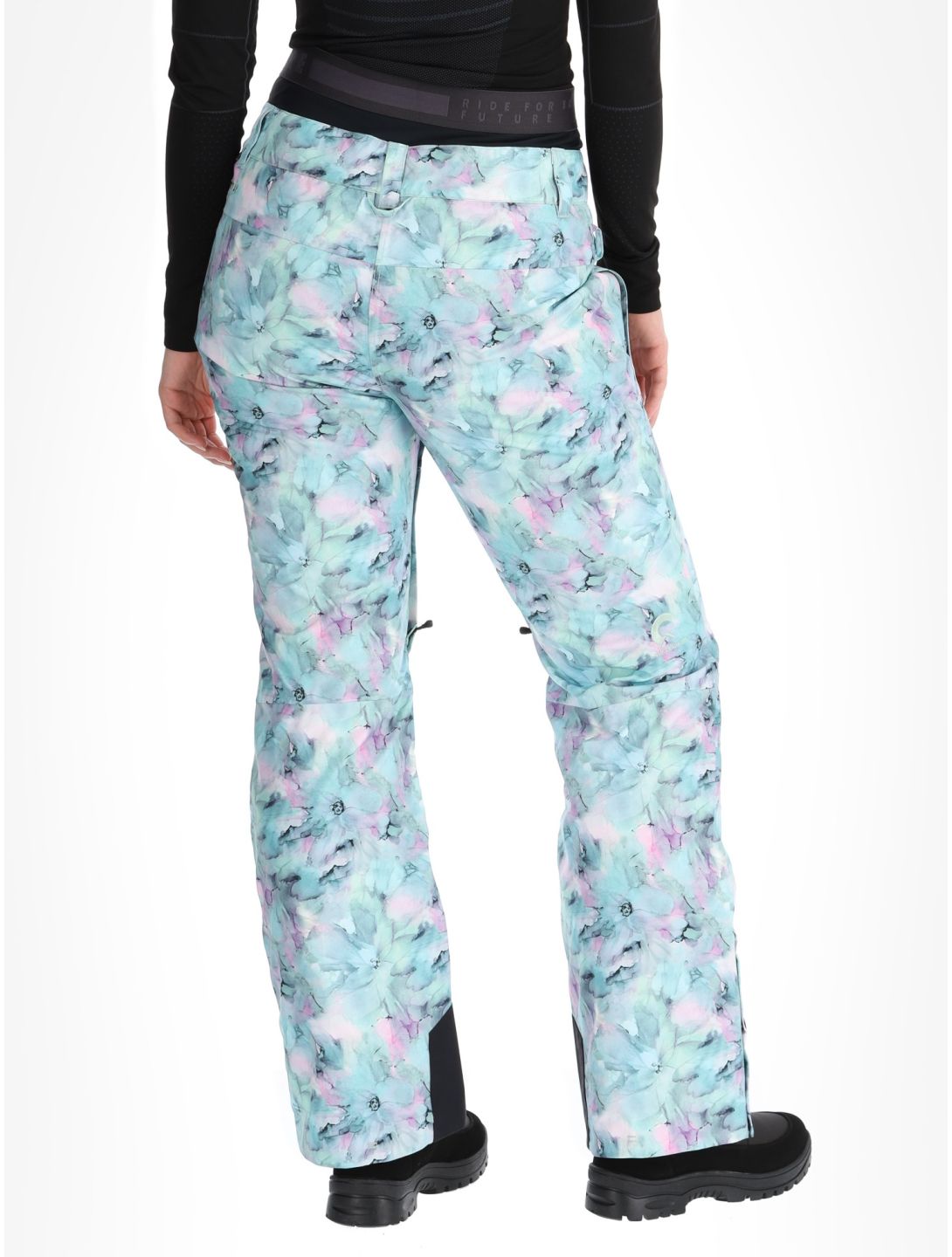 Picture, Exa Printed pantaloni da sci donna Blurry Water Print multicolorato 