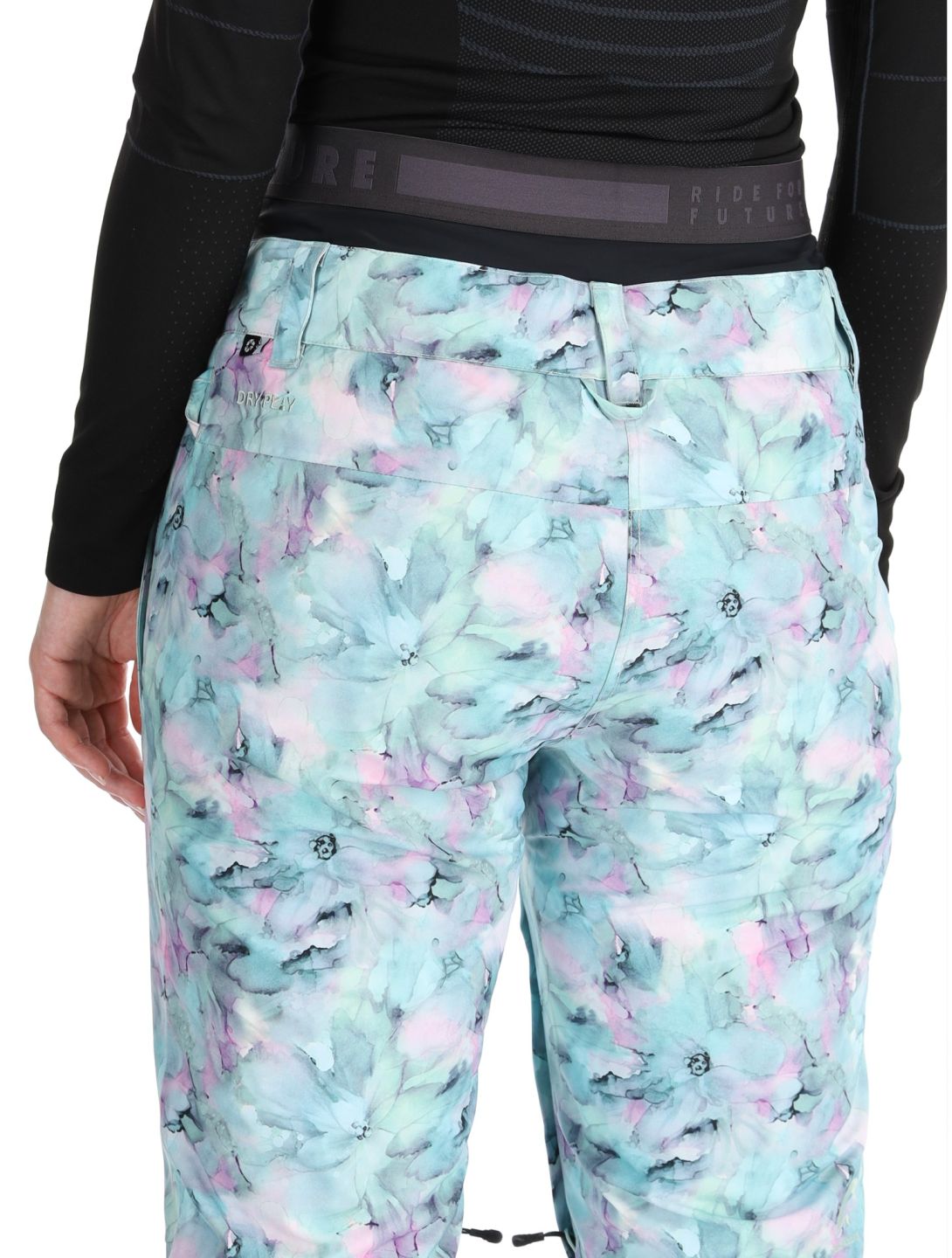 Picture, Exa Printed pantaloni da sci donna Blurry Water Print multicolorato 