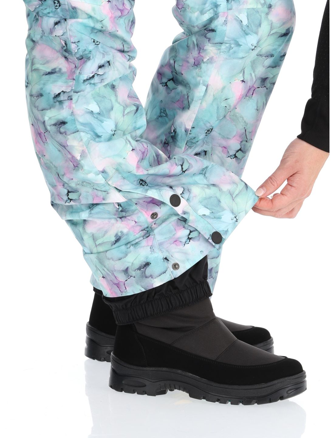 Picture, Exa Printed pantaloni da sci donna Blurry Water Print multicolorato 