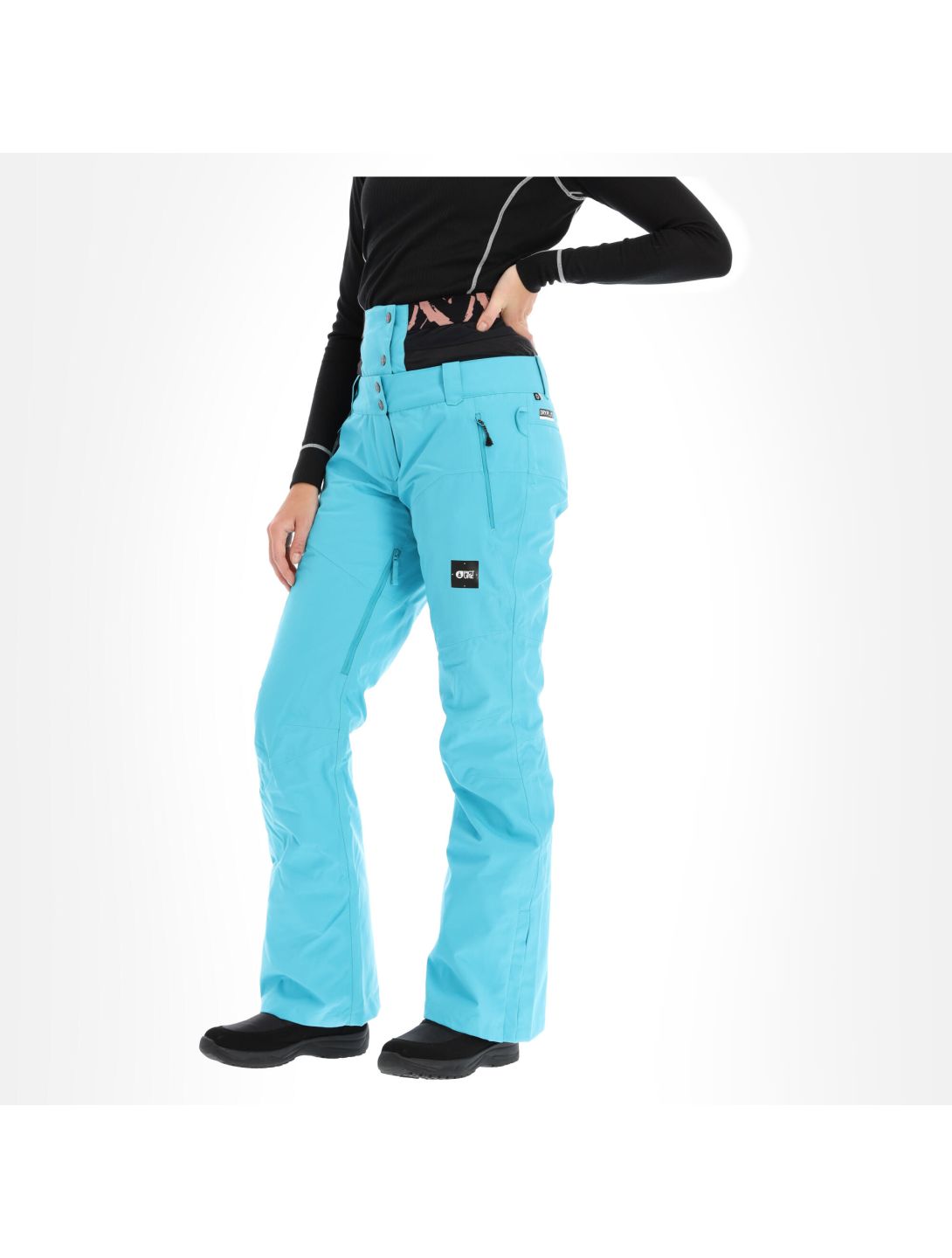 Picture, Exa Pt pantaloni da sci donna light blu/nero