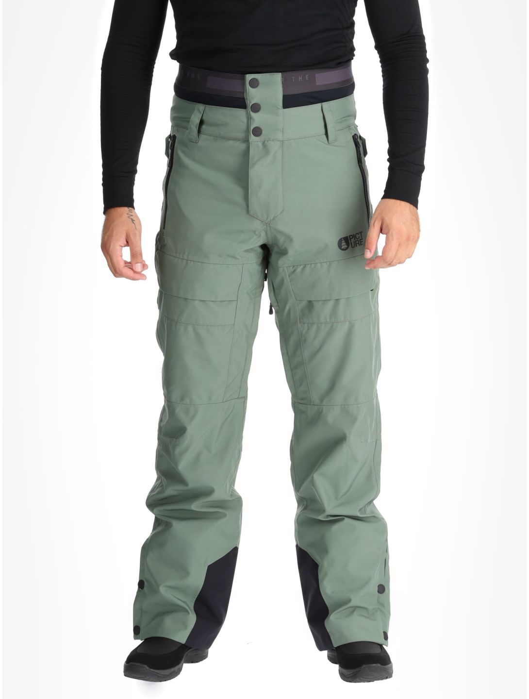 Picture, Impact pantaloni da sci uomo Laurel Wreath verde 