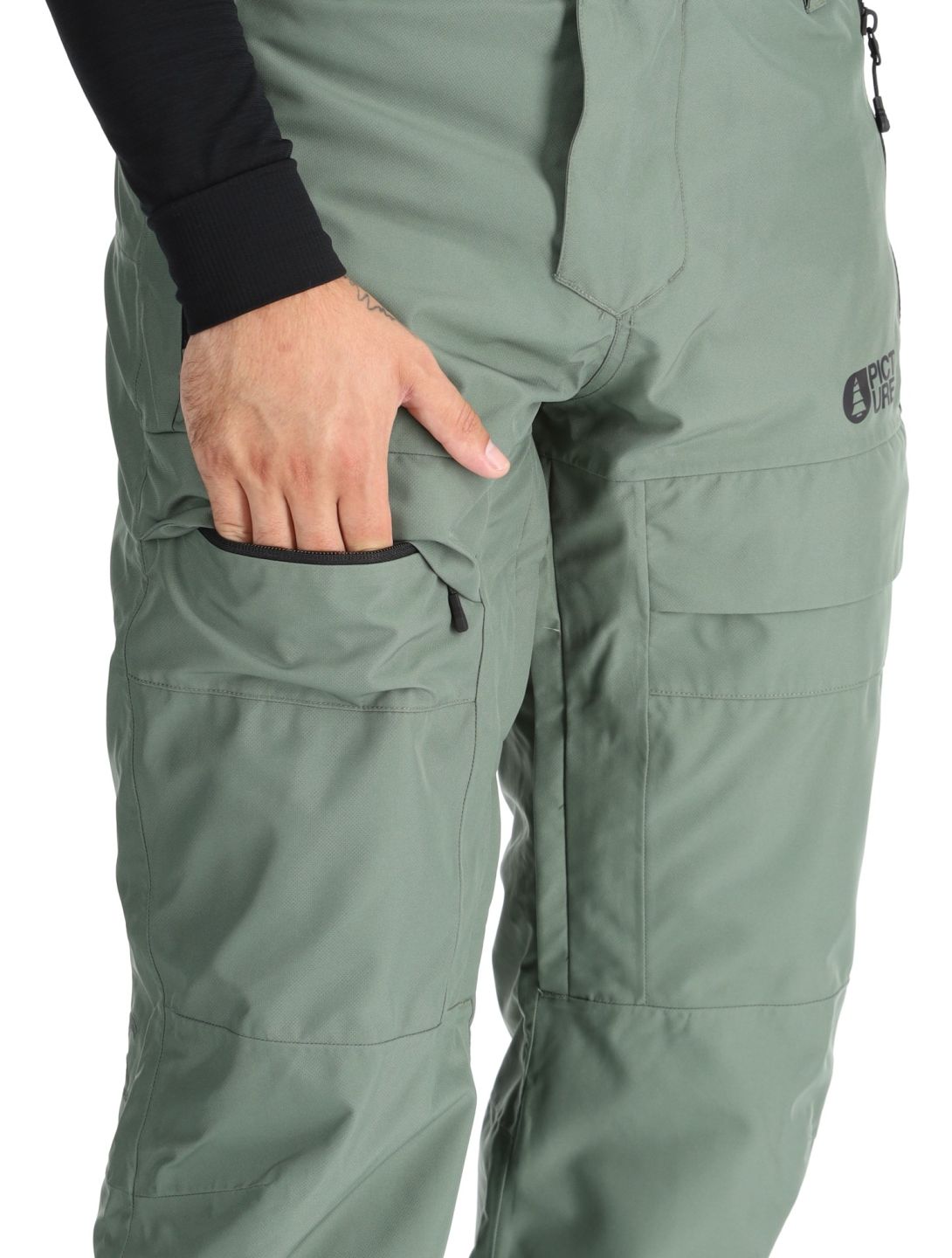 Picture, Impact pantaloni da sci uomo Laurel Wreath verde 