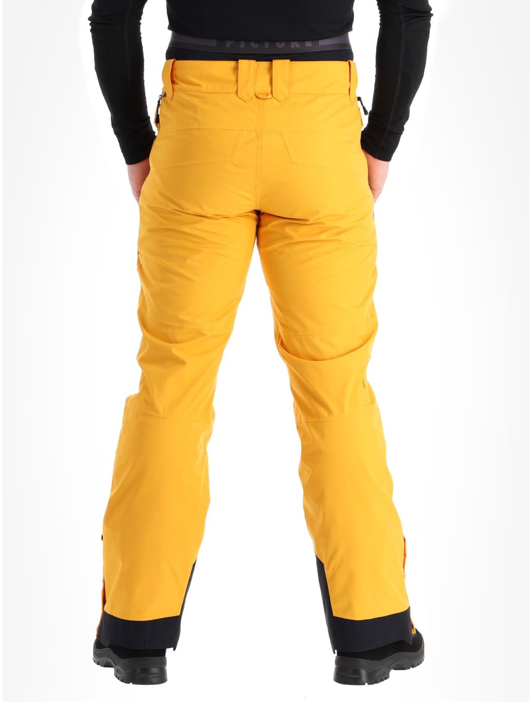 Picture, Impact pantaloni da sci uomo Autumn Blaze giallo 