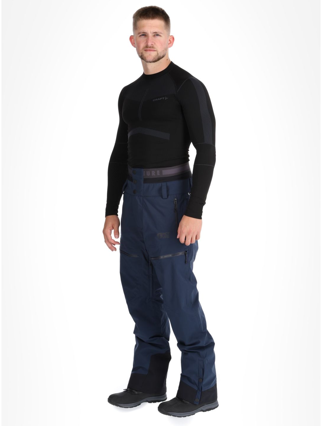 Picture, Naikoon pantaloni da sci uomo Dark Blue blu 