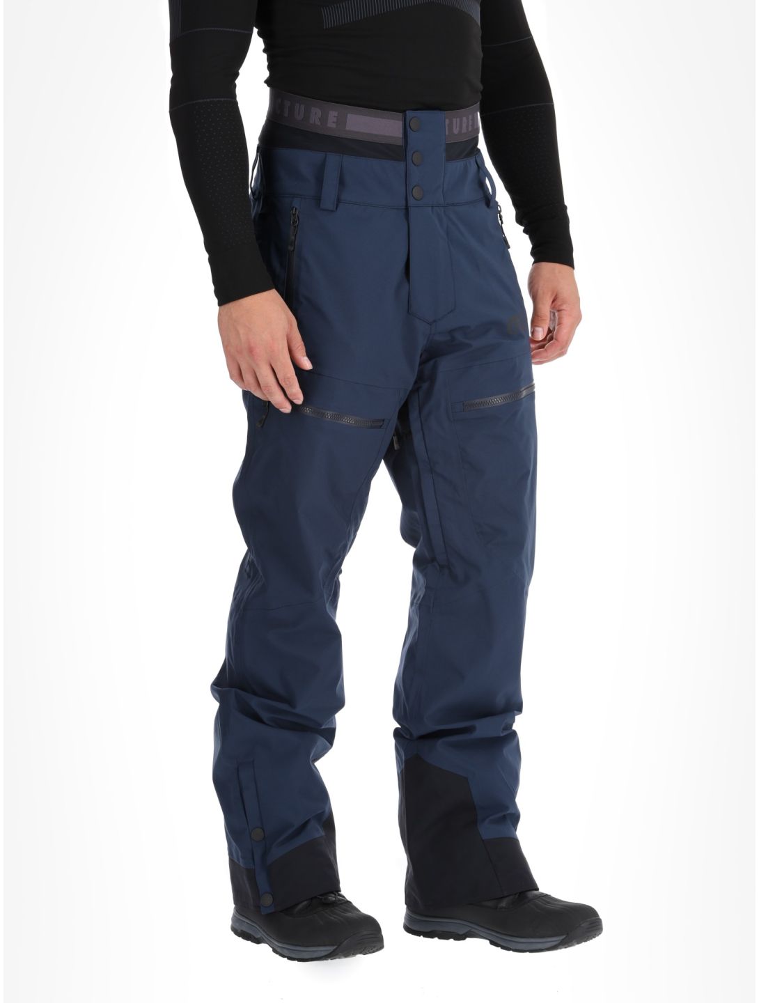 Picture, Naikoon pantaloni da sci uomo Dark Blue blu 