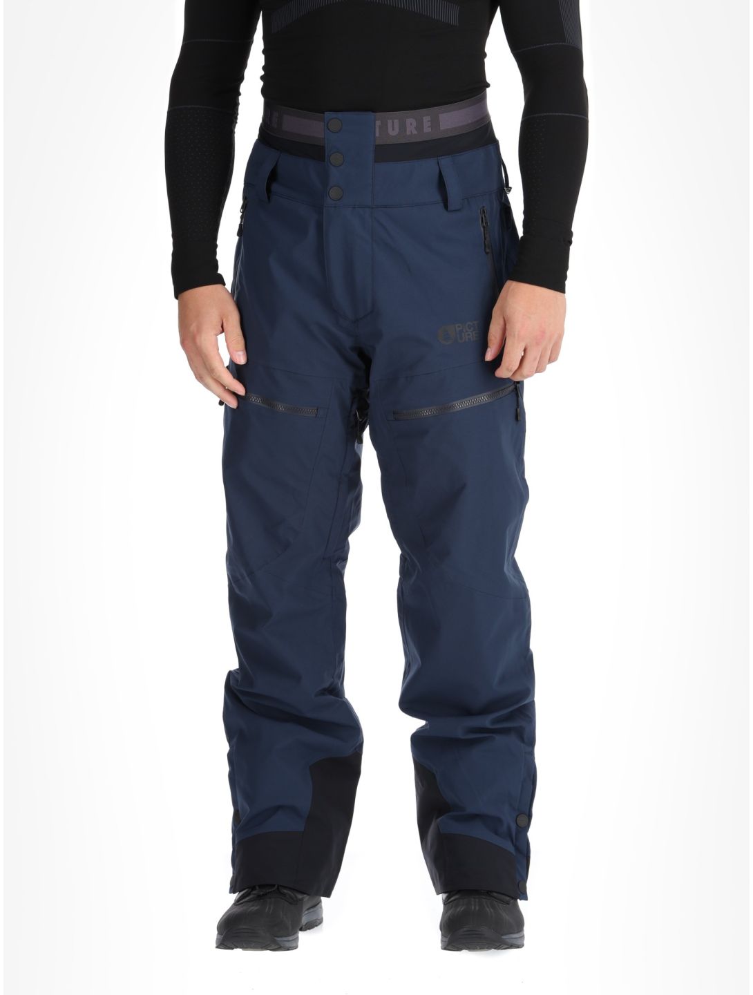 Picture, Naikoon pantaloni da sci uomo Dark Blue blu 