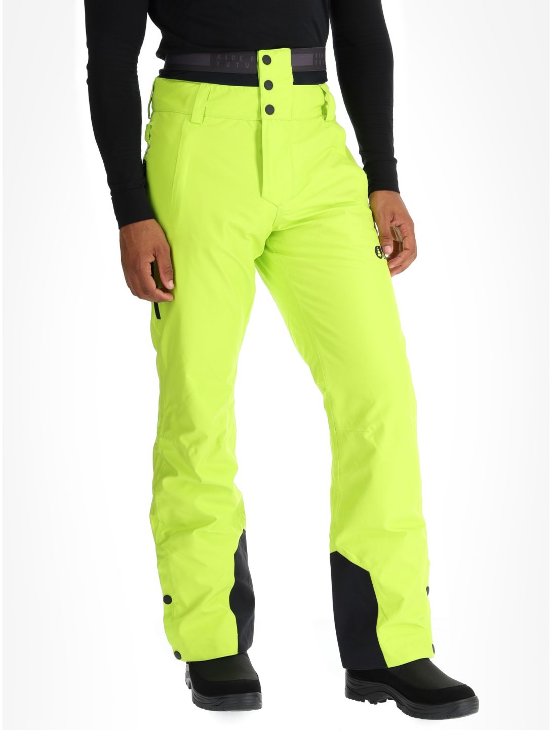 Picture, Object pantaloni da sci uomo Acid Lime giallo 