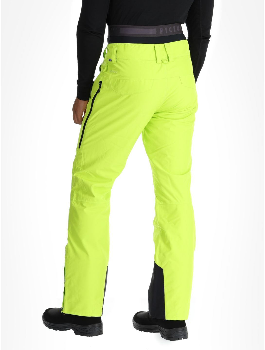 Picture, Object pantaloni da sci uomo Acid Lime giallo 