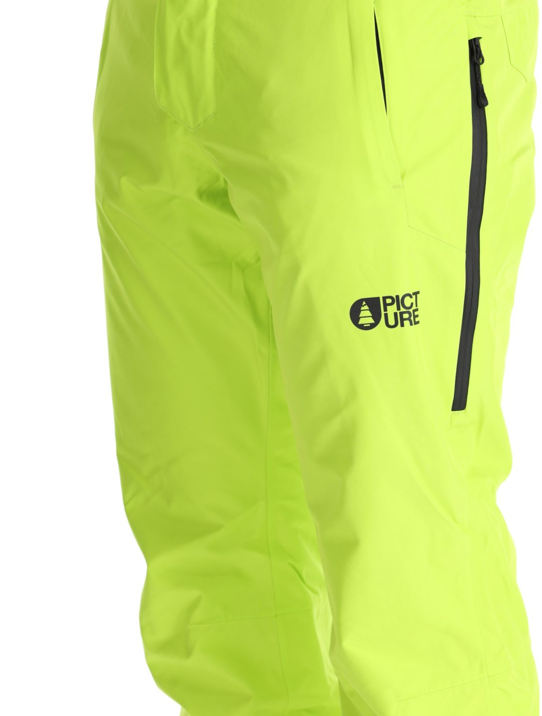 Picture, Object pantaloni da sci uomo Acid Lime giallo 