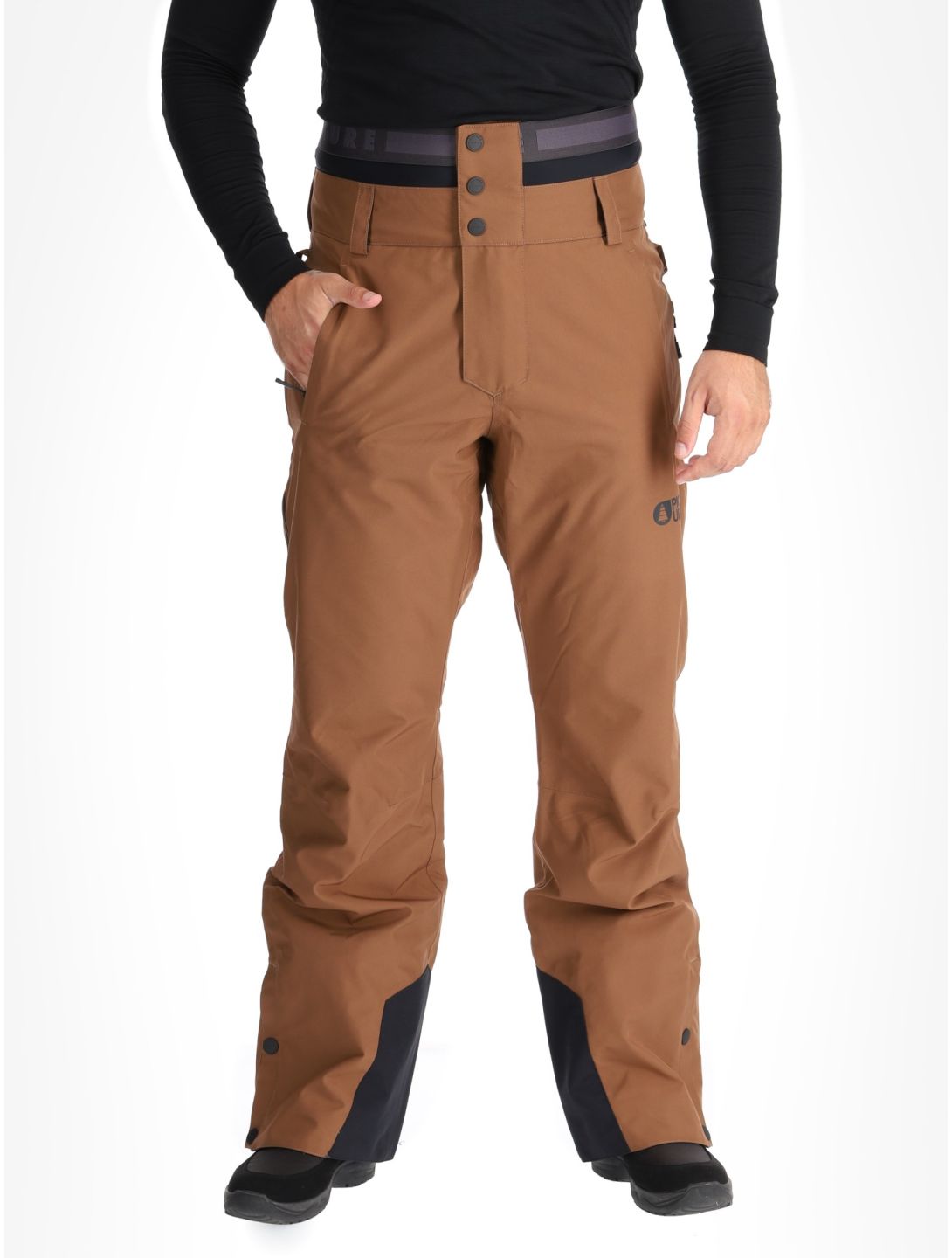 Picture, Object pantaloni da sci uomo Cocoa Brown marrone 