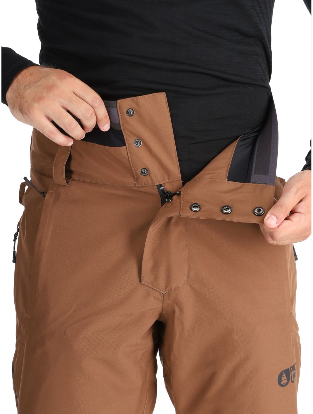 Picture, Object pantaloni da sci uomo Cocoa Brown marrone 