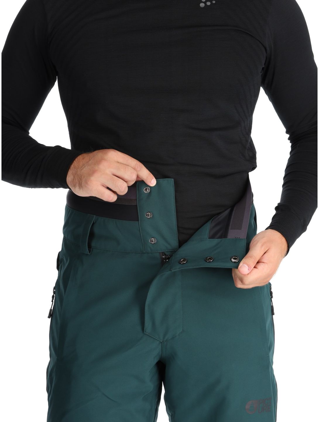 Picture, Object pantaloni da sci uomo Ponderosa Pine verde 