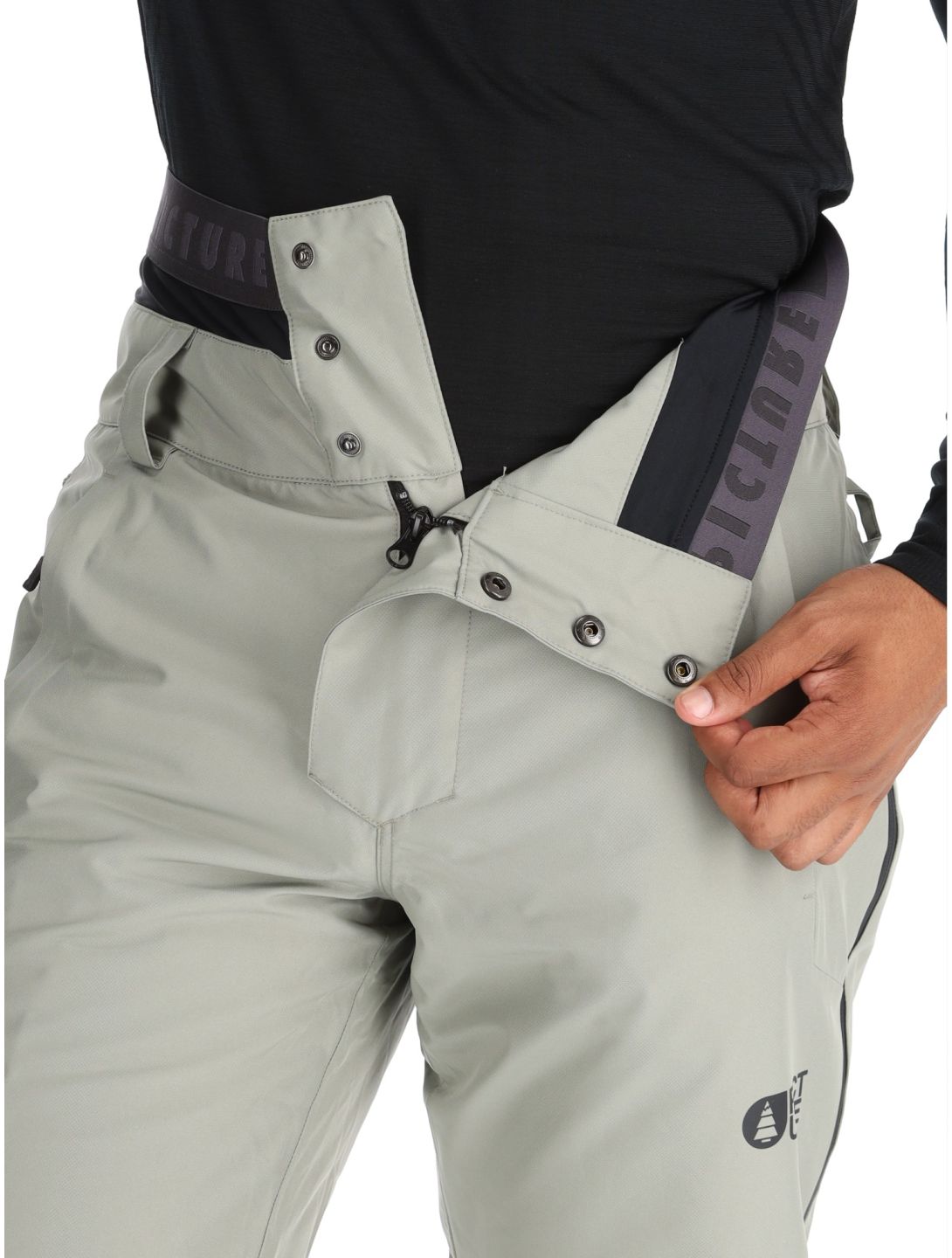 Picture, Object pantaloni da sci uomo Shadow grigio 